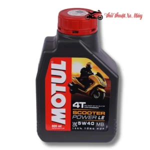 Dầu Nhớt Xe Tay Ga Motul Scooter Power Le 5W40